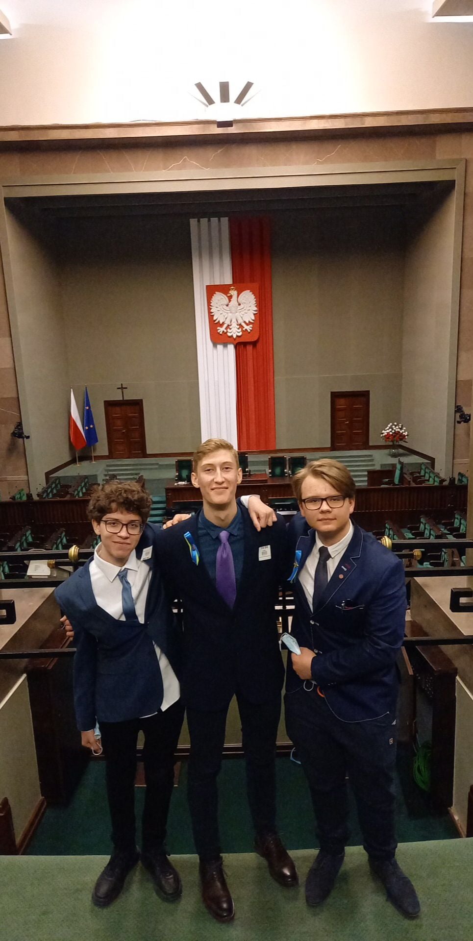 uczniowie zapoznali się z pracą Parlamentu, Zespół Szkół Politechnicznych w Głogowie
