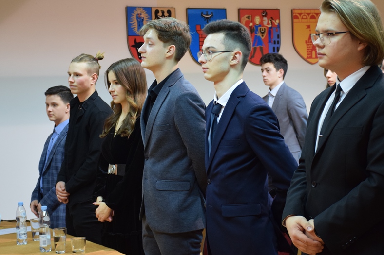 Oliwier Chudzik został Przewodniczącym Młodzieżowej Rady Powiatu, Zespół Szkół Politechnicznych w Głogowie