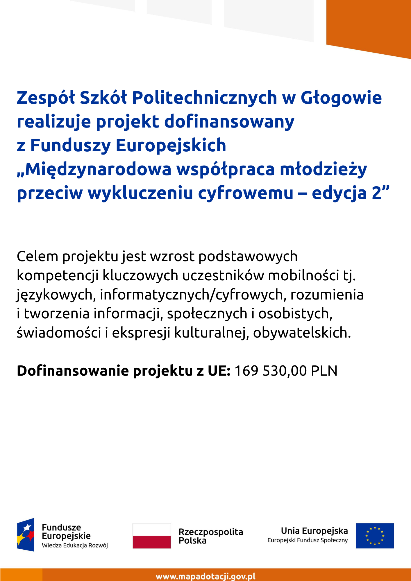 Zespół Szkół Politechnicznych w Głogowie, Zespół Szkół Politechnicznych w Głogowie