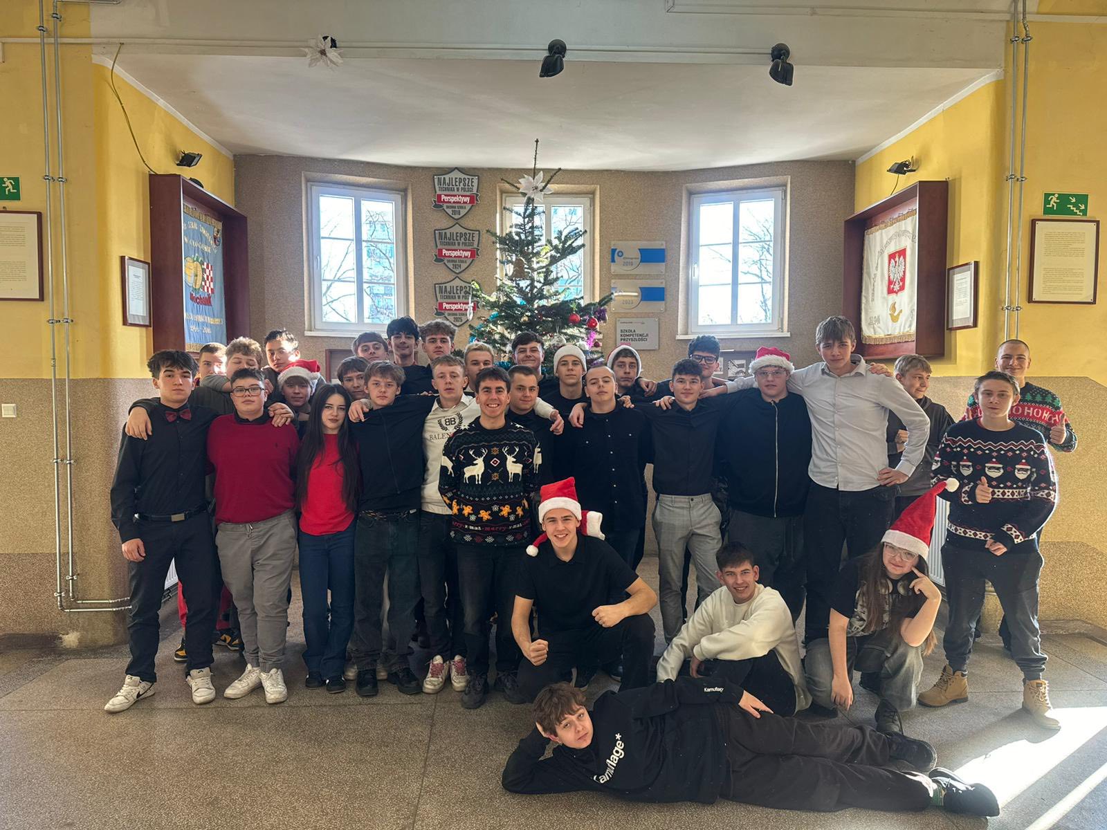 Wigilia klasy 1ar, Zesp&oacute;ł Szk&oacute;ł Politechnicznych w Głogowie