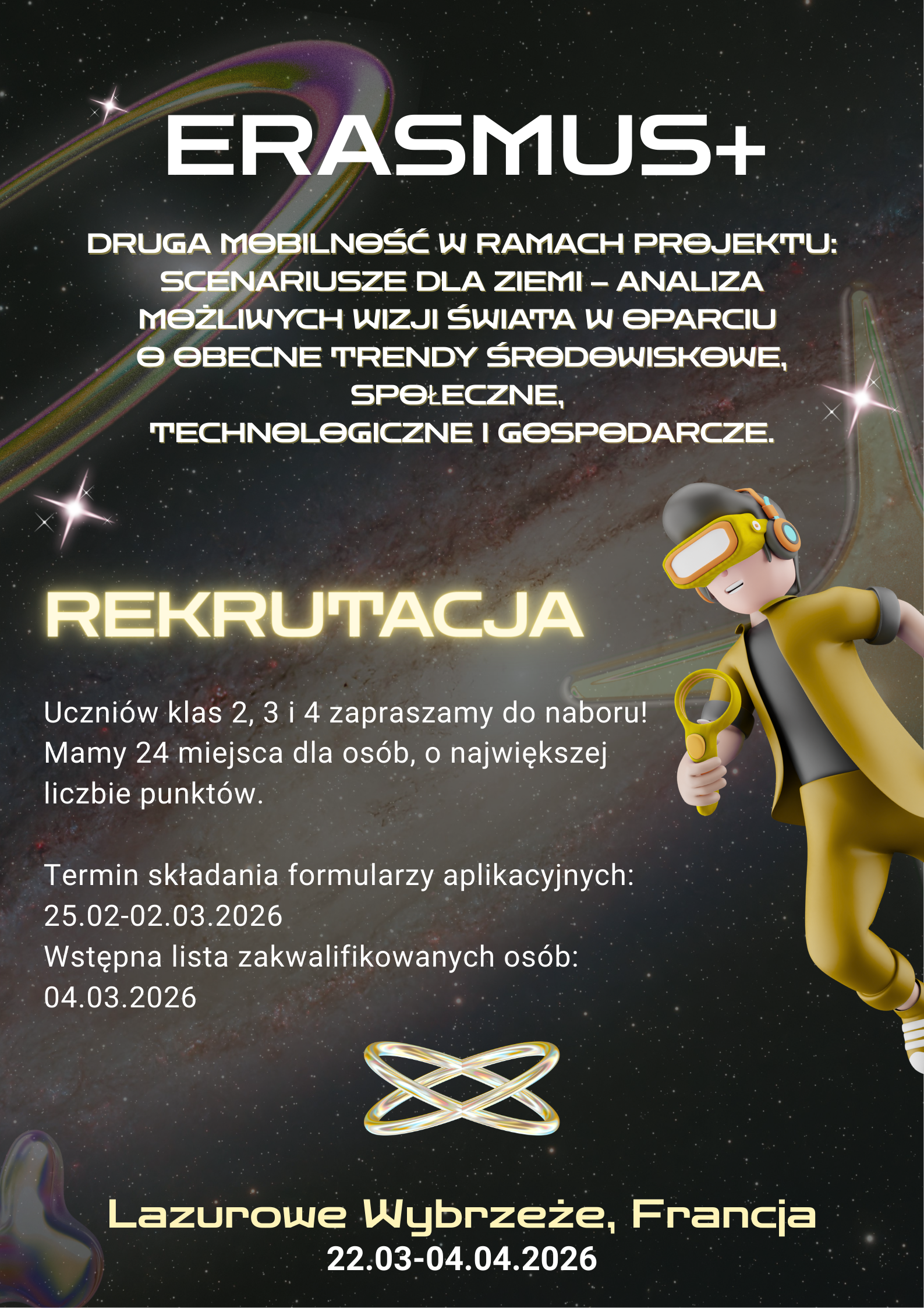 Rekrutacja do projektu Erasmus+ &bdquo;Scenariusze dla Ziemi&rdquo; – zaczynamy nab&oacute;r!, Zesp&oacute;ł Szk&oacute;ł Politechnicznych w Głogowie