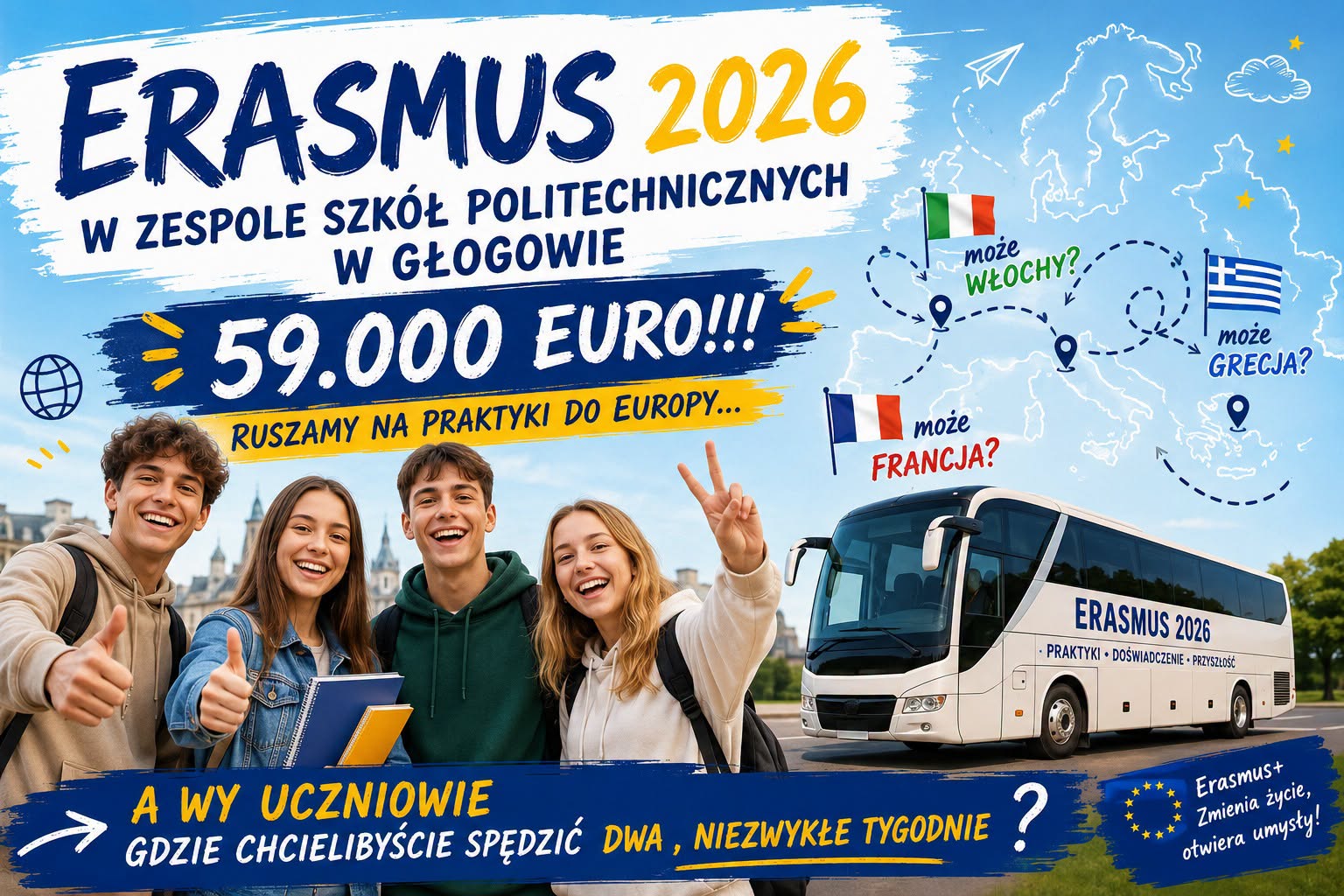 Erasmus 2026 w Zespole Szkół Politechnicznych w Głogowie!, Zespół Szkół Politechnicznych w Głogowie