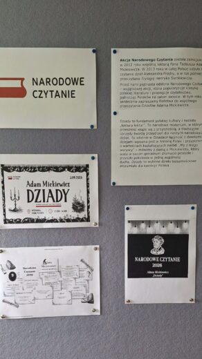 Narodowe Czytanie 2026 – Adam Mickiewicz „Dziady”, Zespół Szkół Politechnicznych w Głogowie